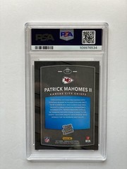 2017 Panini Donruss Optic Patrick Mahomes PSA 9 RC Chiefs #177