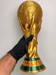 2026 World Cup Trophy Replica 14.5” Soccer Cup 3D Printed Gold TikTok