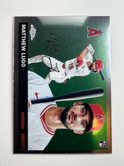 2026 Topps Chrome Platinum – Matthew Lugo Rookie (RC) Angels #362