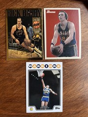 (3) Rick Barry Lot Topps Action Packed Hall Of Fame Bowman 1948 Warriors HOF