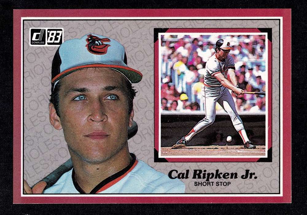 1983 DONRUSS ACTION ALL-STARS CARD #52 CAL RIPKEN JR. HOF ORIOLES “IRON MAN”