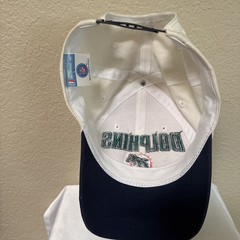 Vintage Miami Dolphins StrapBack Hat 90s NFL Twins Enterprises Inc