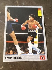 Boxing 1991 EDWIN ROSARIO #33 AW Sports Card HOF Vintage NM/MT 😎