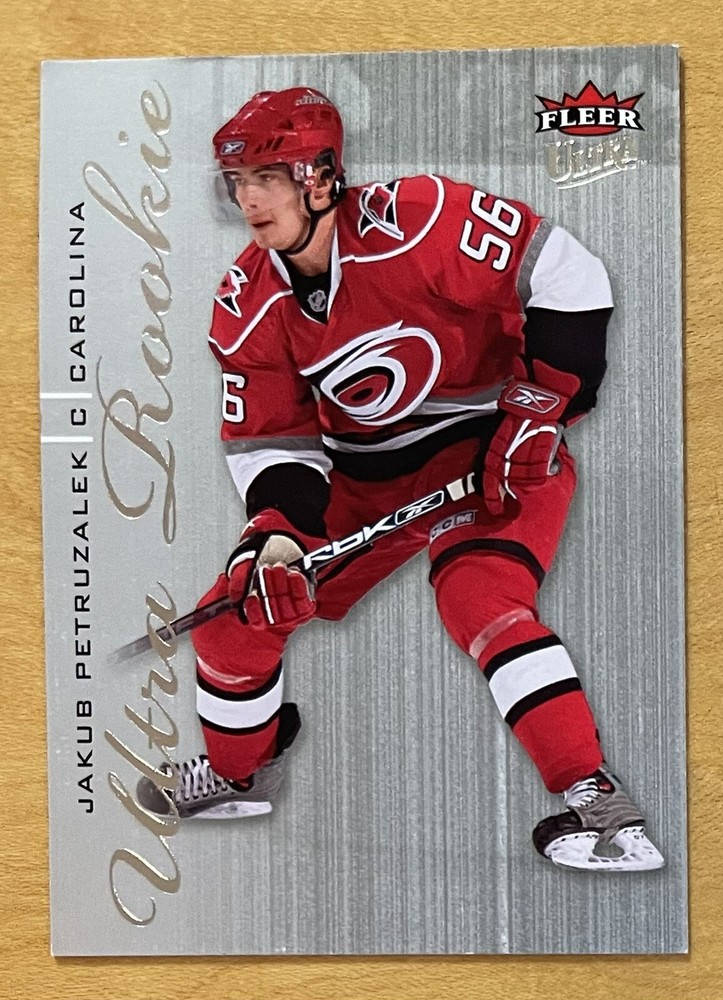Jakub Petruzalek Rookie 2009-10 Fleer Ultra #217 Carolina Hurricanes Star NM
