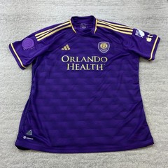Adidas Orlando City SC Jersey 2XL XXL Purple Authentic Futbol 2023 2024 MLS Home