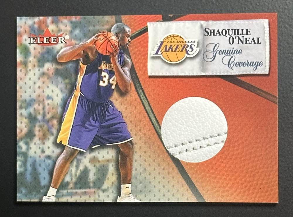 2000-01 Fleer Genuine Coverage Shaquille O’Neal Shoe Relic