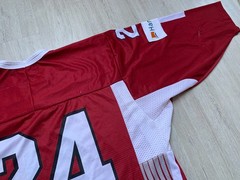 IIHF 100 Years LATVIJA Latvia Game Worn Ice Hockey Jersey Shirt Tacka Size L #24