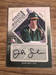 2011 ITG Heroes and Prospects First Round Picks Silver /14 Josh Sale Auto