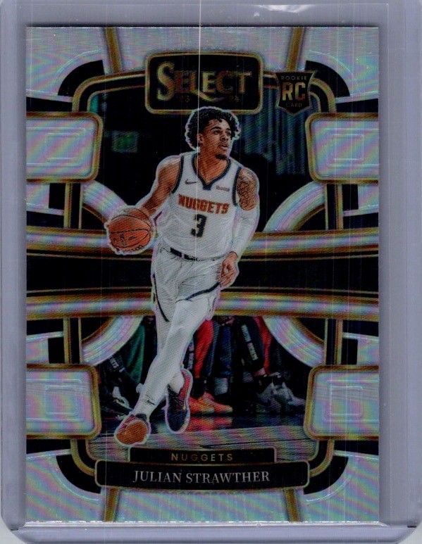 2023-24 Panini Select #78 Julian Strawther Silver Prizms