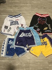 Lot of 5 Mitchell & Ness NBA Shorts 3 Mediums And 2 Smalls New Without Tags