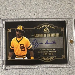 Upper Deck 2007 SP Legendary Cuts Legendary Signatures Auto Ozzie Smith /100