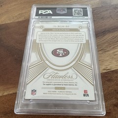 2022 Panini Flawless – Rookie Gems Signatures Brock Purdy #RGM-BP Sapphire /15
