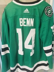 Adidas Dallas Stars #14 Benn Home Hockey Jersey Size 54 Victory Green Stitched