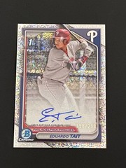2024 Bowman Chrome Eduardo Tait Chrome Speckle Auto 158/299 Philadelphia