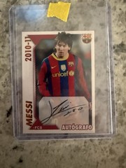 2010-11 Panini FC Barcelona Stickers #119 Lionel Messi Facsimile Autografo