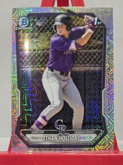 2026 Bowman Baseball Ethan Holiday 1st Mega Mojo Chrome BCP-1 Rockies