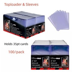 200/1000/2000CT Ultra PRO 3×4 TopLoader & Sleeves For Pokémon 35pt Trading Cards