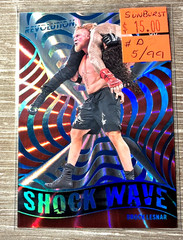 Brock Lesnar Sunburst /99 2022 Panini Revolution WWE – Shockwave #21