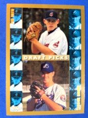 MLB – Tim Drew/Donnie Bridges 1998 Topps Baseball Draft Picks RC