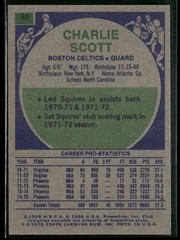 1975-76 Topps #65 Charlie Scott