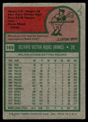 1975 Topps Cookie Rojas Kansas City Royals #169
