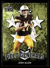 2018 Leaf Draft Field Generals Josh Allen RC Wyoming Cowboys #FG-03