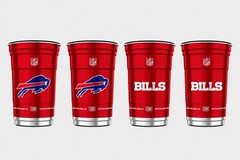 NFL Aluminum Cups 20 oz 4 Pack Choose Your Team Reusable Licensed Made in USA