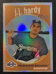 2008 Topps Heritage – Chrome J.J. Hardy #C177 Refractor /559