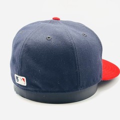 New Era 59Fifty Minnesota Twins Navy Blue Fitted Cap 7 1/8 Made in USA Used