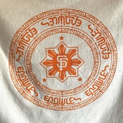 San Francisco Giants Filipino Heritage Night T-Shirt Mens M Baseball Barong 2023