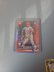 2022 Bowman Draft 1st Edition – Alex McFarlane #BD-117 Orange Foil /25 (RC)