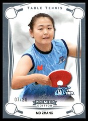 2025 Leaf MLTT Premier Edition MO ZHANG #37 LIGHT BLUE /20