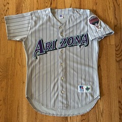 1998 Arizona Diamondbacks Russell Athletic Diamond Collection Jersey sz 44 L