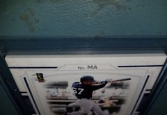2018 PANINI FATHER’S DAY MIGUEL ANDUJAR PRIVATE SIGNINGS 7/25 YANKEES MINT