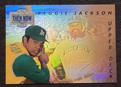 1993 UPPER THEN & NOW REGGIE JACKSON (OAKLAND A’S) #TN16 NM/MT k0e