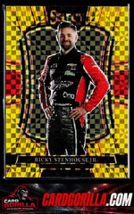 2026 Panini Select #295 Ricky Stenhouse Jr Trackside Gold Power Plaid #/13