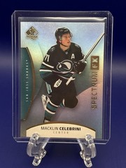 2025-26 SP Authentic Macklin Celebrini Future Watch Spectrum FX S-22 Sharks