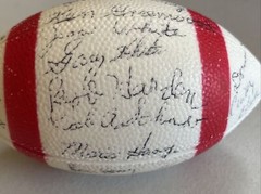 Lot Of University Of Nebraska Sports Items Football & Golf Vintage Unknown Names