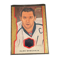 Upper Deck 2014-15 Masterpieces Alex Ovechkin Capitals Red Framed MEM #31 /85