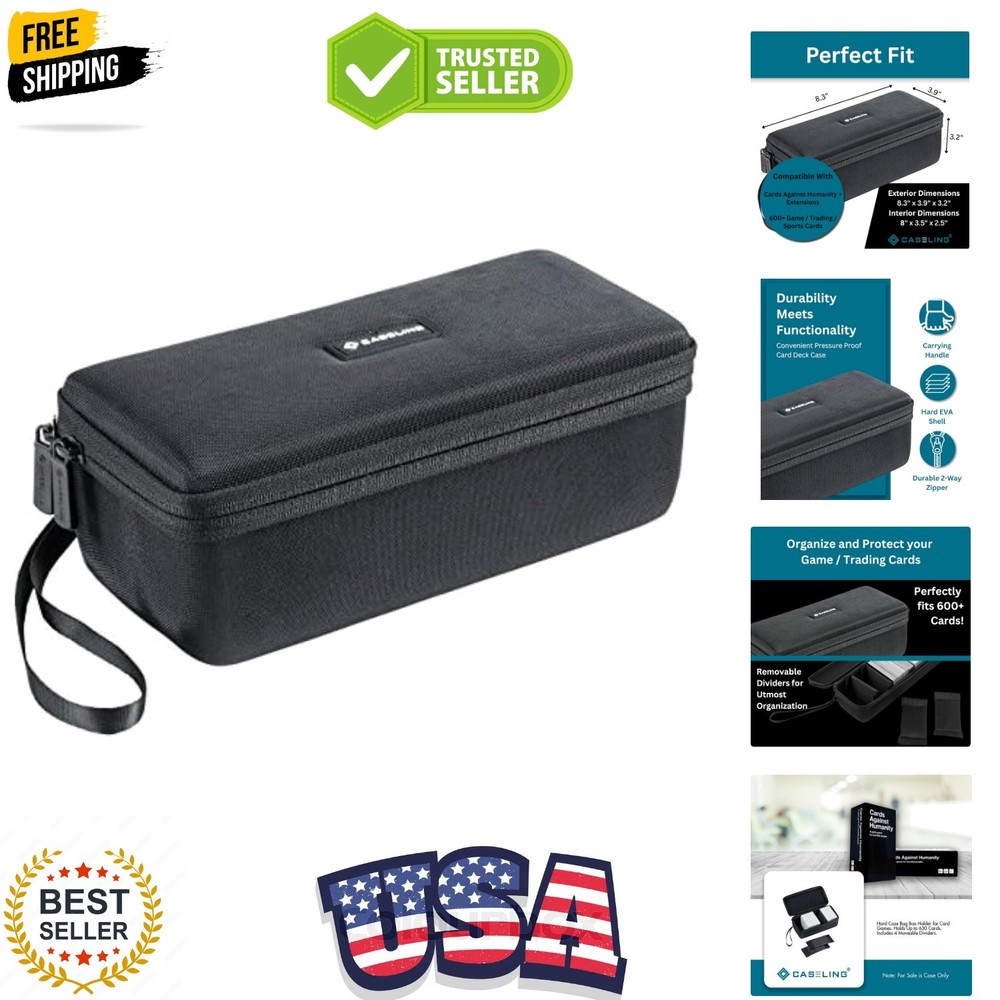 Game Card Storage Case – Collectible Trading Cards Holder – For 600+ Cards – …