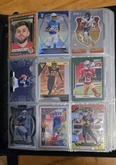 Football Card Lot Rookie Parallel 468 Card Lot $.5 to $4 Per Binder Included