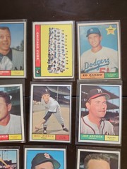1961 Topps Baseball Lot 24 Diff – High grade lot – EX-MT to NM Adcock Pierce ++