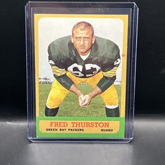 1963 Topps Football Card #90 Fred Thurston-Green Bay Packers Ex Mint Card