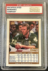 1990-91 Skybox #14 Larry Bird GRADED EMC 10 GEM MINT Card Boston Celtics HOF