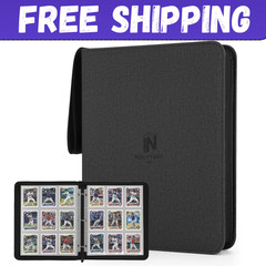 Trading Card Binder, Premium 9 Pocket 720 Double Sided Pocket Collection Binder