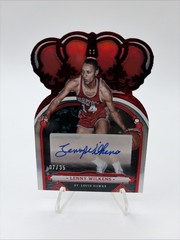 2022-23 Panini Crown Royale – Crown Autographs Lenny Wilkens #CA-LWK Red /35 AU)