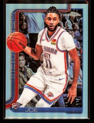 2025-26 Topps Chrome Isaiah Joe #121 Refractor – Oklahoma City Thunder