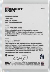 2020 Topps Project 2020 1993 Topps /24908 Derek Jeter Ermsy #107 HOF 1oh9