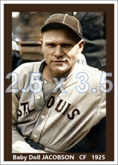 Baby Doll Jacobson – 1925 St. Louis Browns – choose a size – colorized print