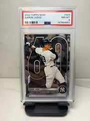 2022 Topps Now Aaron Judge #929 PSA 8